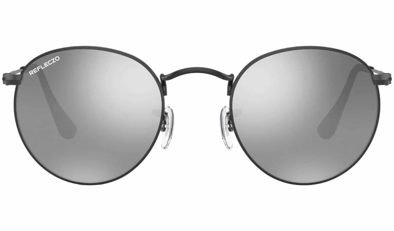 Round Grigio Specchiati