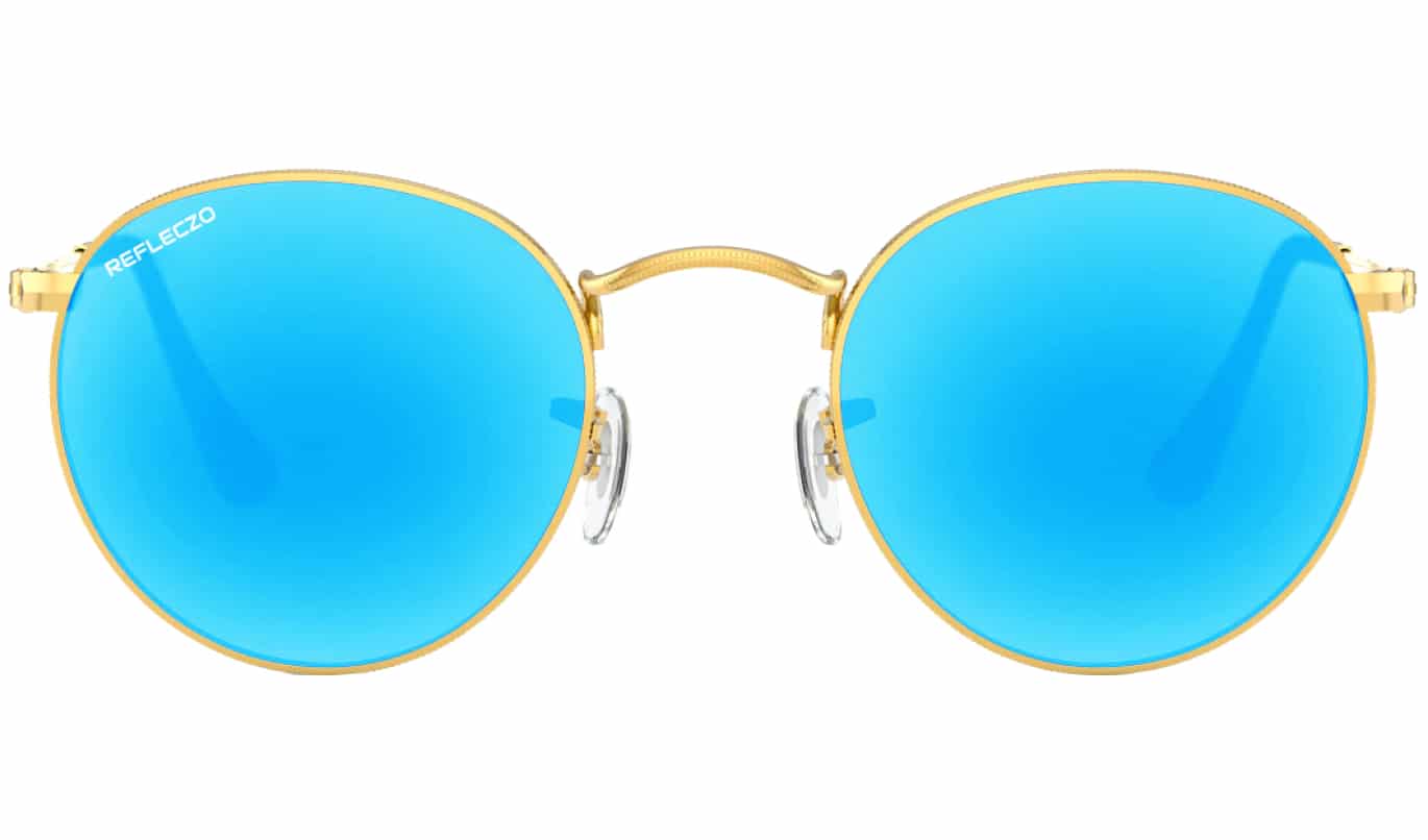 Round Azuis Espelhados